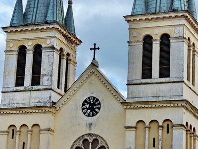 Catholic church tower building photo