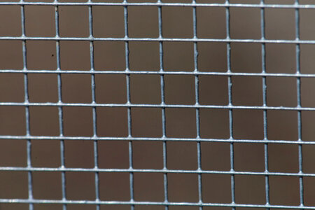 Close-up wire cage photo