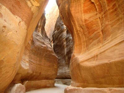 Petra jordan sandstone photo