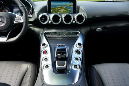 Automobile dashboard luxury photo