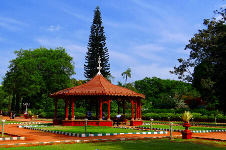 Gazebo in Canopy Garden in Bangalore, India photo