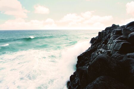 Waves ocean sea