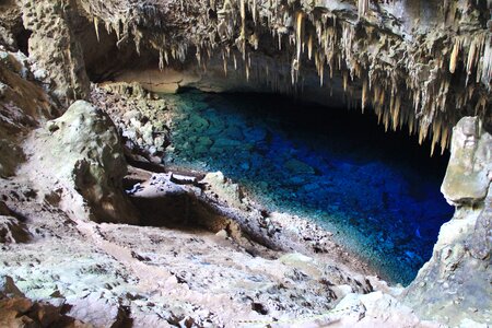 Cave lake nature