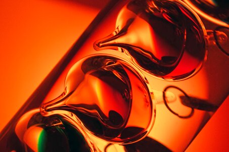 Abstract orange pop art