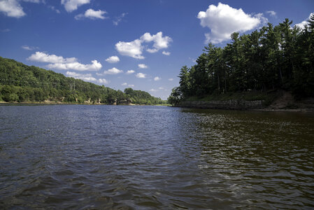 Wisconsin River Landscape in Wisconsin Dells photo