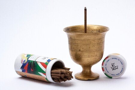 Incense chalice brass pack