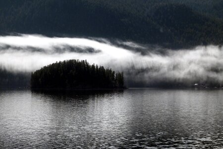 Island early morning nature photo