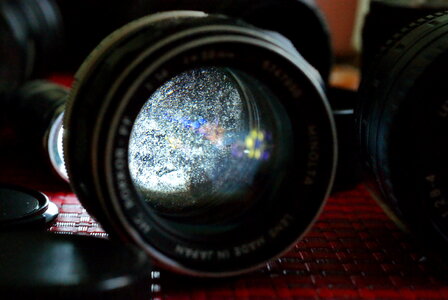 Equipment glass lens photo