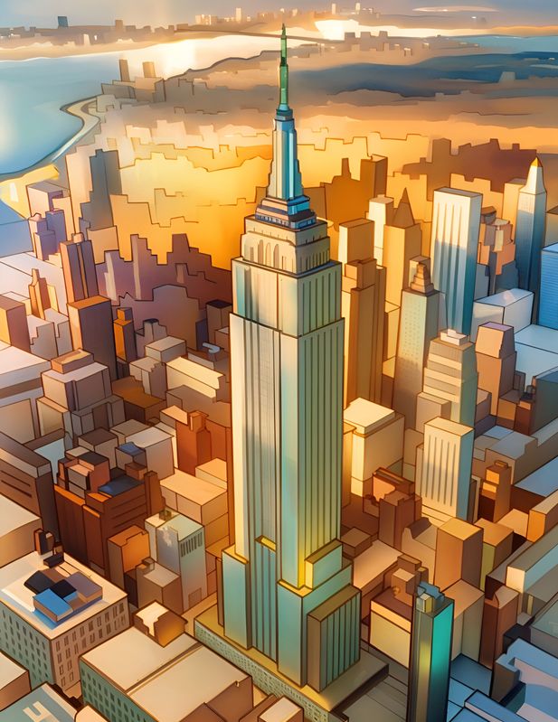 new york city aerial view