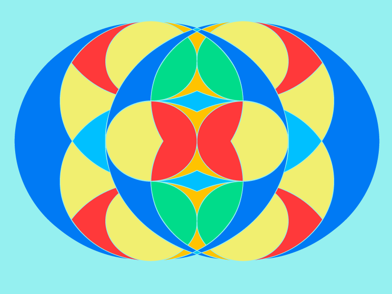 Abstract geometrical pattern