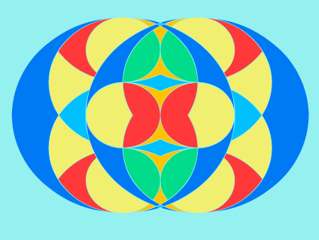 Abstract geometrical pattern