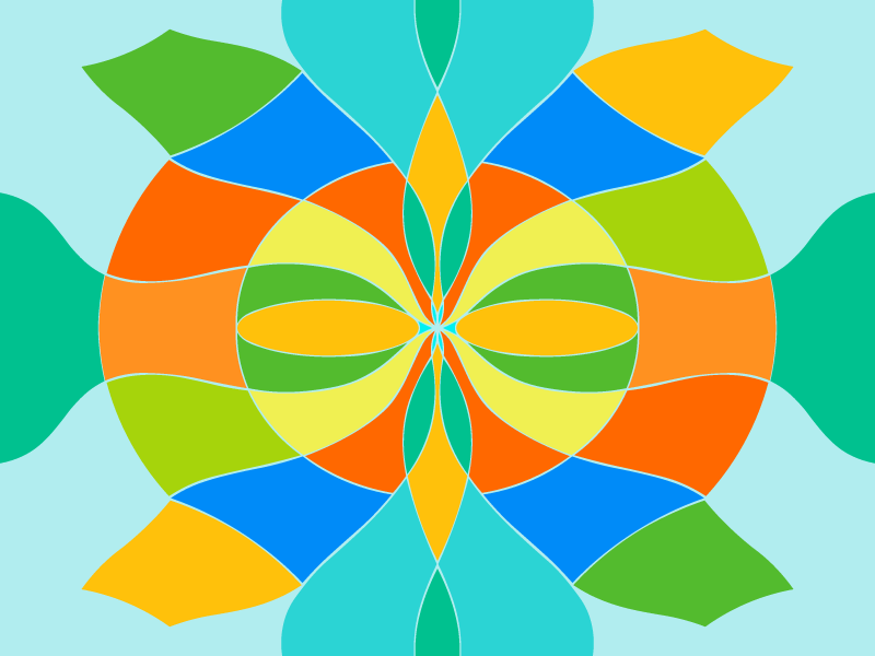 Abstract geometrical pattern