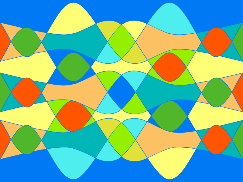 Abstract geometrical pattern