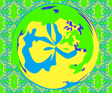 Abstract geometrical pattern