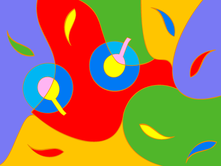 Abstract geometrical pattern