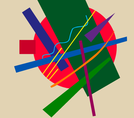 Abstract geometrical pattern