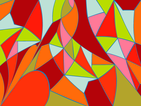 Abstract geometrical pattern