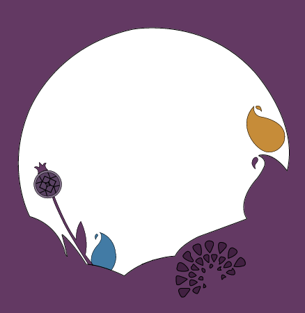 Purple floral background