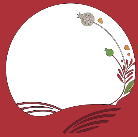 Red floral background