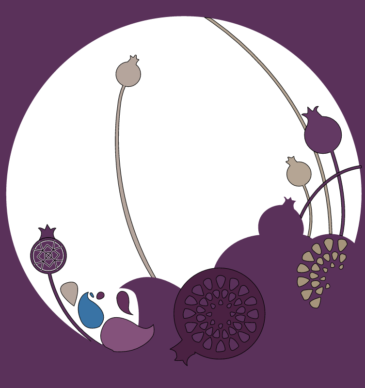 Purple floral background