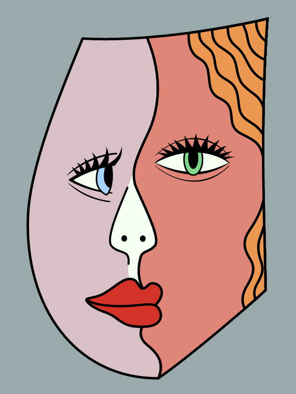  Pablo Picasso-style Portrait 