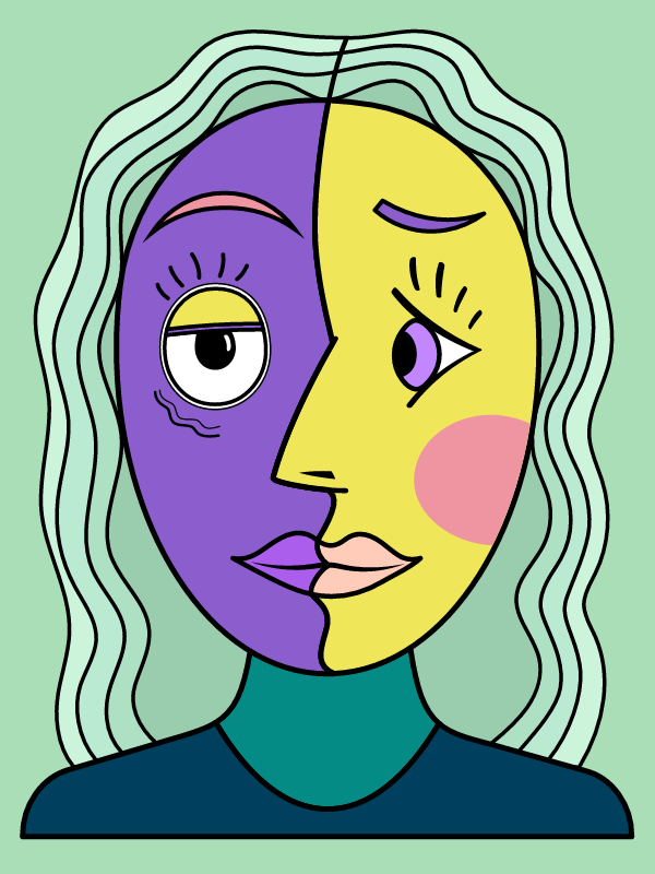  Pablo Picasso-style Portrait 