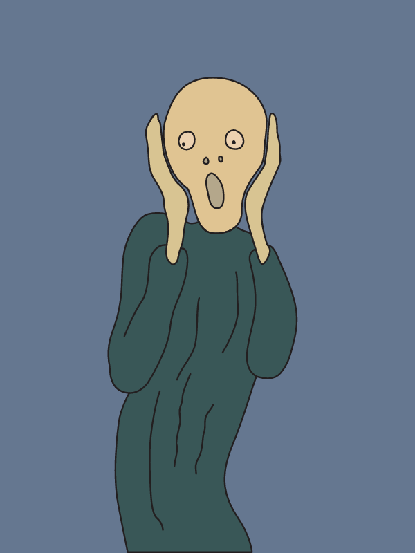 The Scream by Edvard Munch 