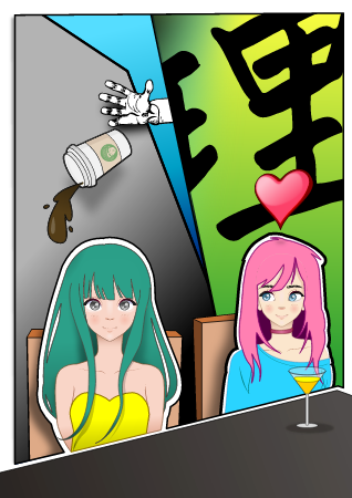 First Love Cafe Scene