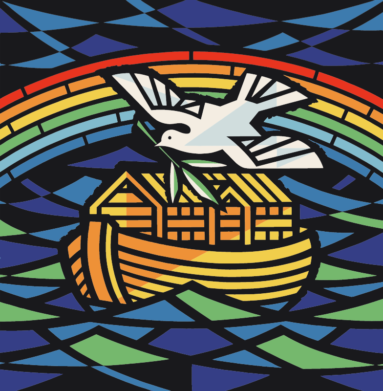 Noah's Ark Rainbow Peace