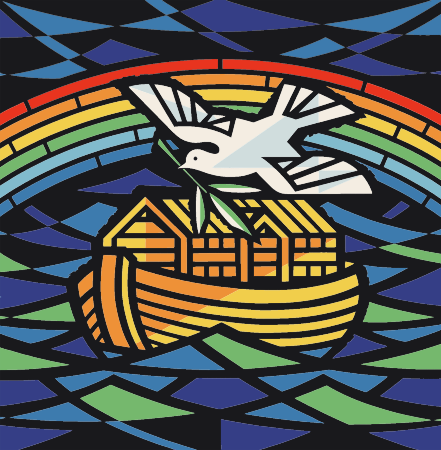Noah's Ark Rainbow Peace