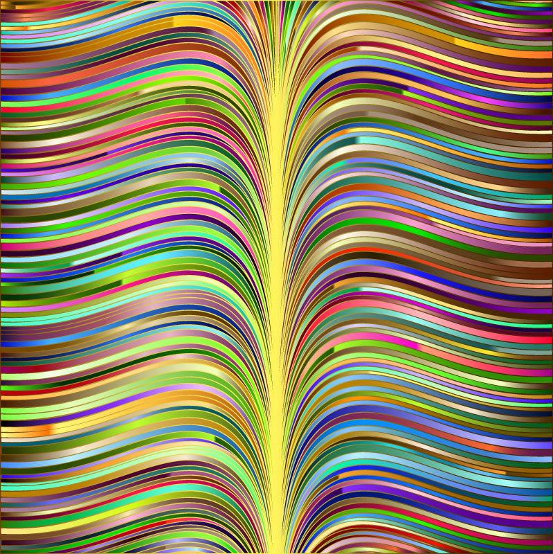 Vibrant Streams of Color 
