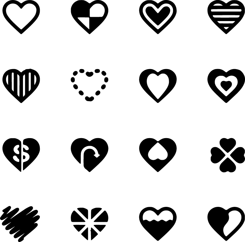 Collection of Heart Shapes