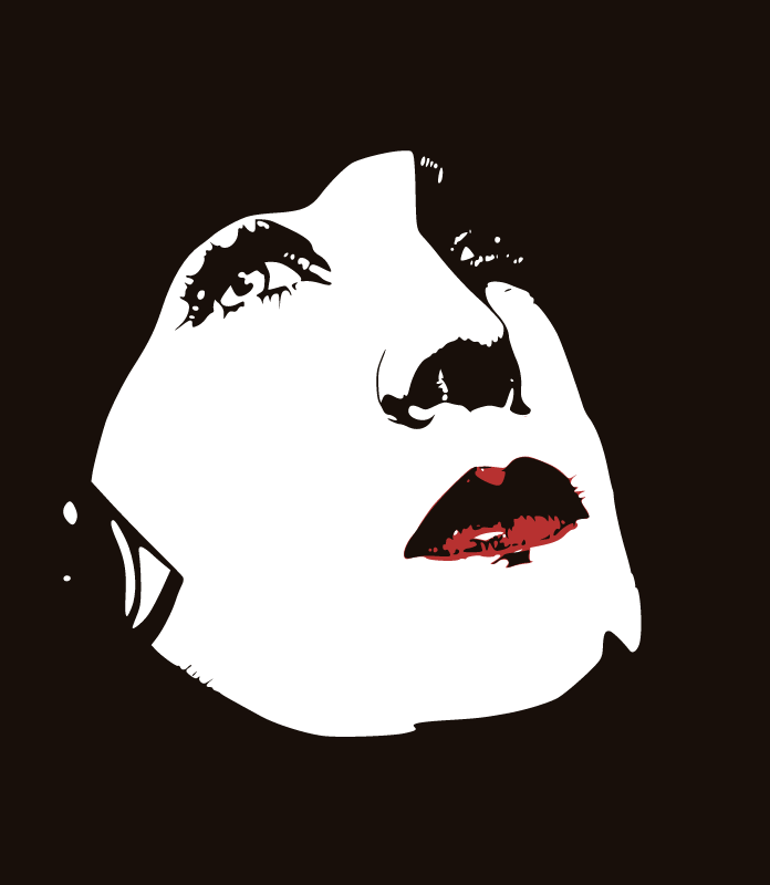 Lady with Red Lips