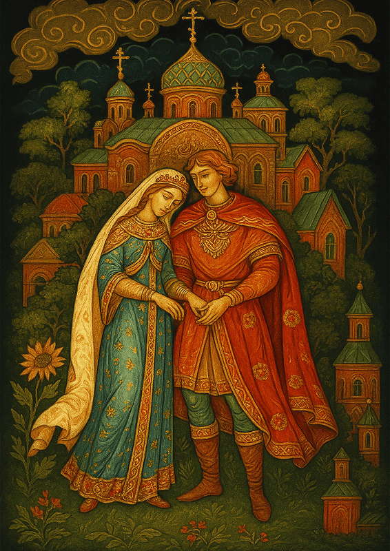 Ivan Tsarevich and Vasilisa the Wise 