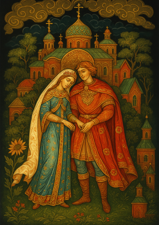 Ivan Tsarevich and Vasilisa the Wise 