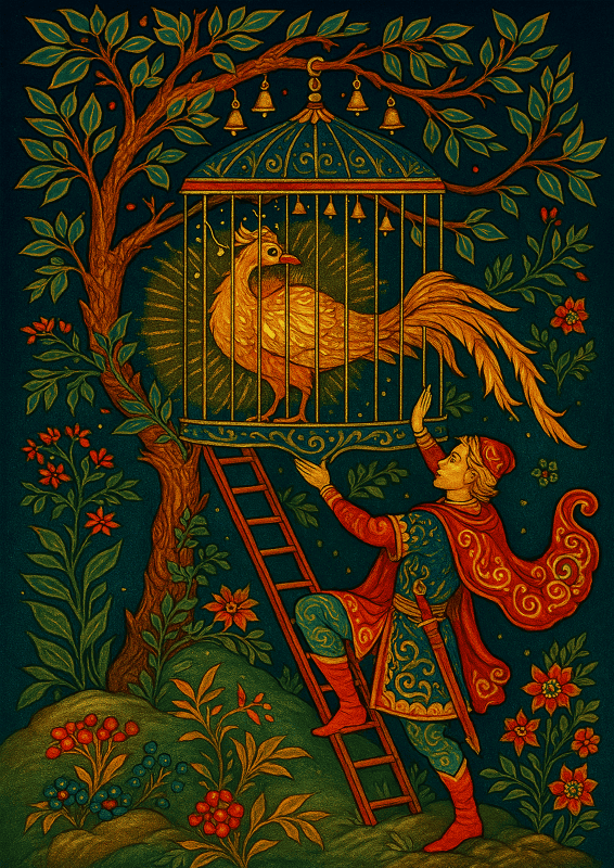 Ivan Tsarevich caught the Firebird