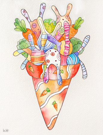 Rabbit ice cream