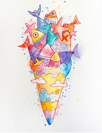Ocean Fish Cone