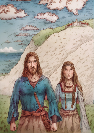 Peasant Couple On Cliffside