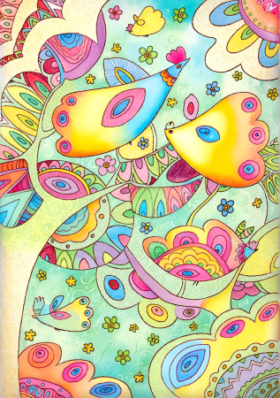 Flying Birds Garden
