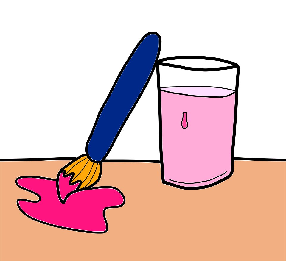 Paint Brush Illustration - FREE