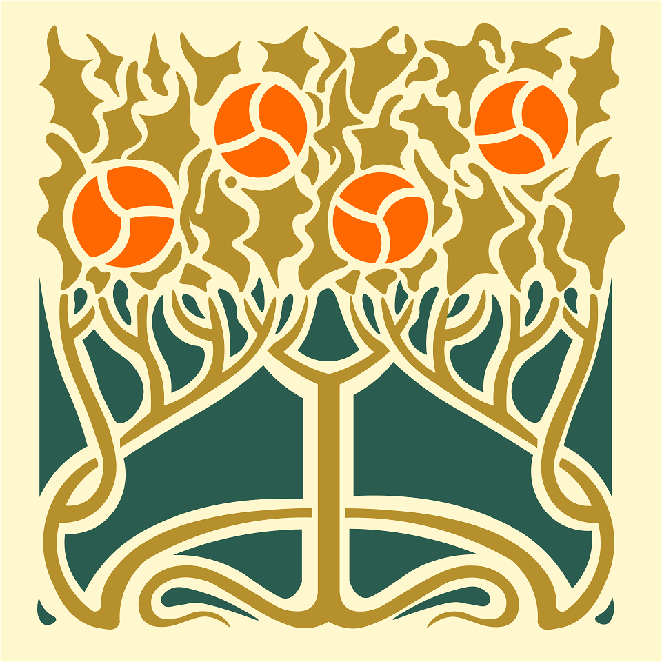 Art Nouveau Ornament by Maurice Pillard Verneuil