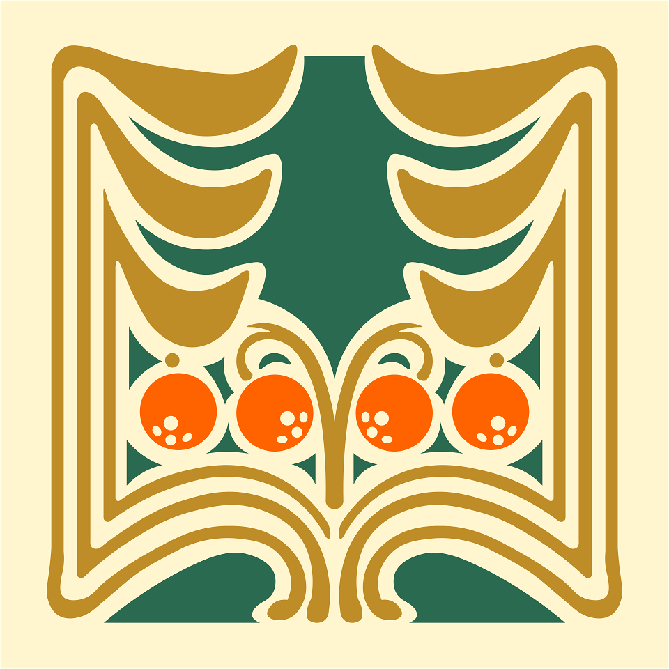 Art Nouveau Ornament by Maurice Pillard Verneuil