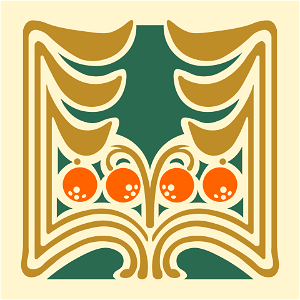 Art Nouveau Ornament by Maurice Pillard Verneuil