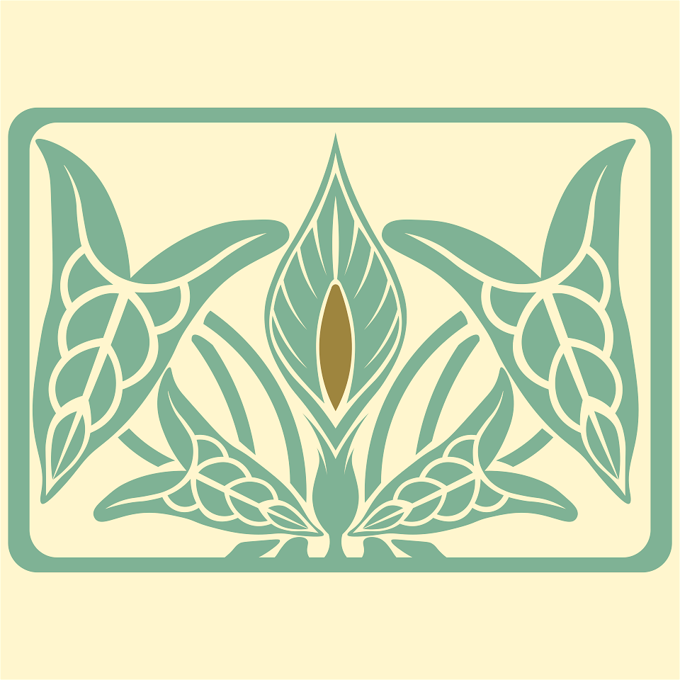 Art Nouveau Ornament by Maurice Pillard Verneuil