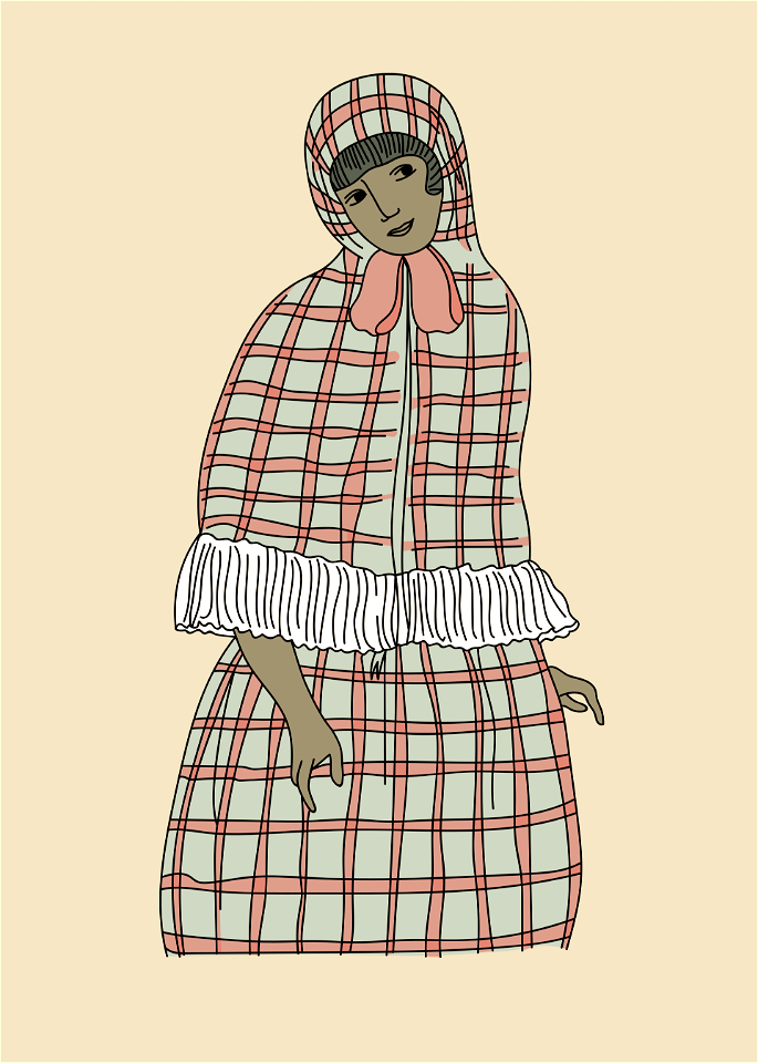 Attire of an Arabian woman from the desert