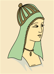 Regular headdress. Bottom formed by a small dome surmounted with a ball