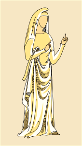 Country-woman's dress XIVth century