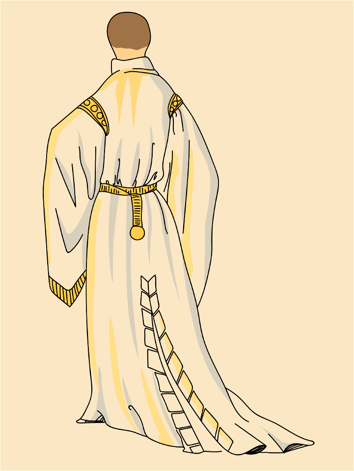Entirely white mantle