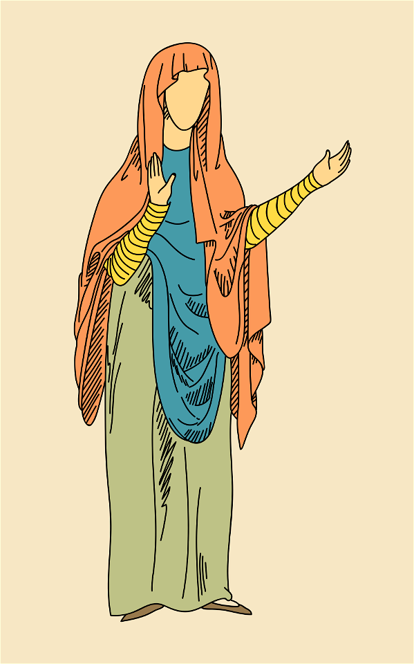 Anglo-Saxon VIIIth cent~dress